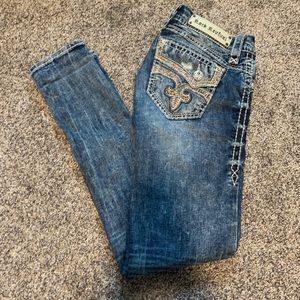 Rock Revival Acid Wash Skinny Jeans ✨